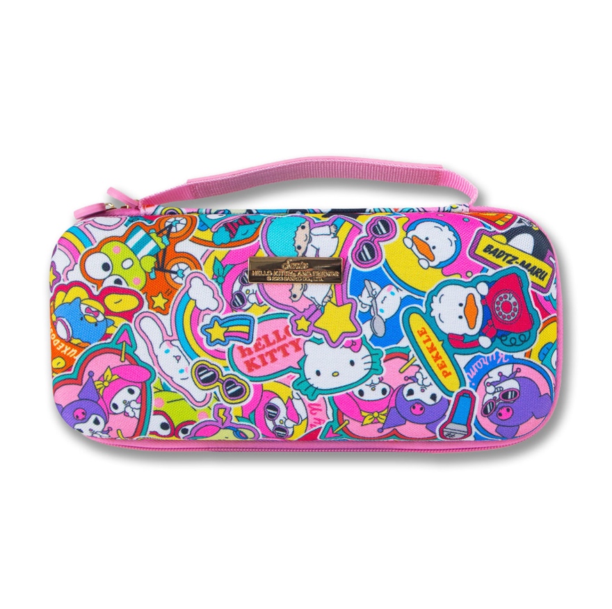 A colorful case with cartoon characters

Description automatically generated